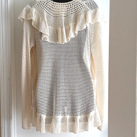 A19 ⭐️ Host Pick ⭐️ x 2  Anthropologie | Angel of the North Crochet Sweater - Picture 4 of 11